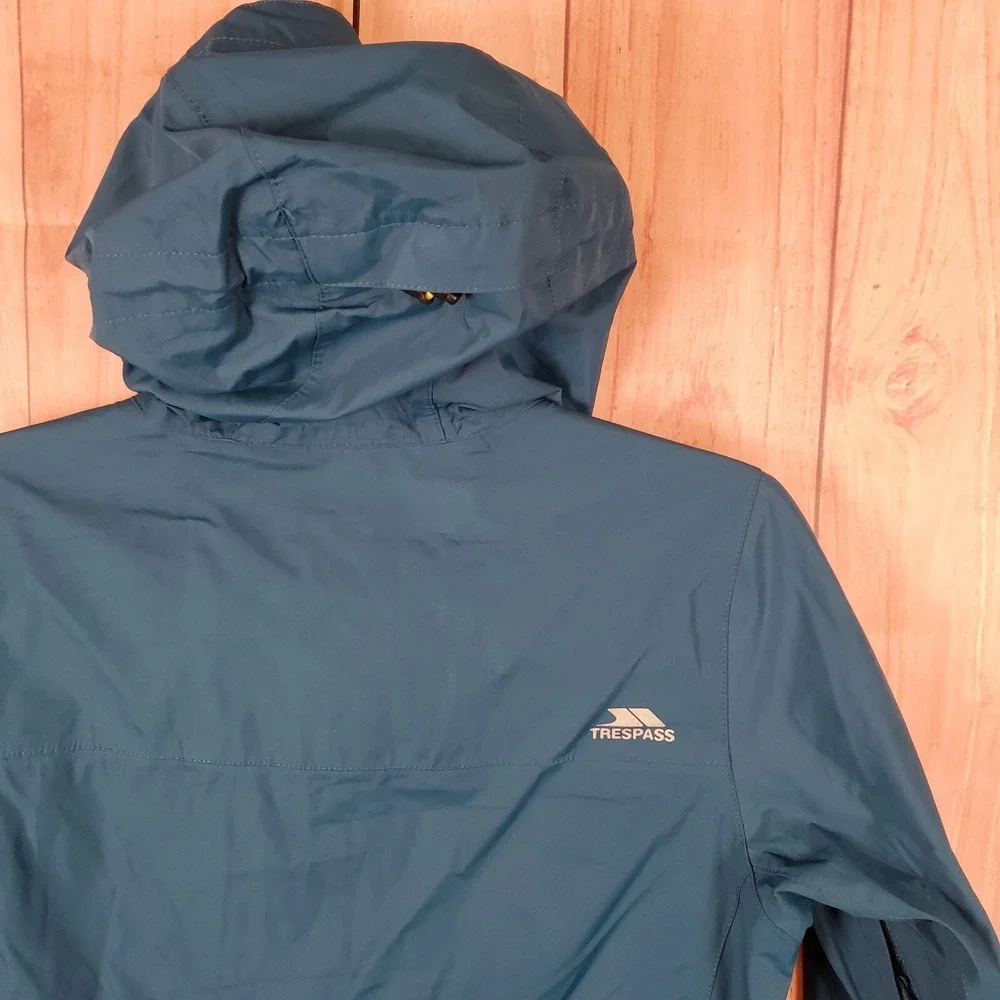 Trespass Radium TP100 Mens Jacket Sz XS Full Zip Waterproof Lightweight